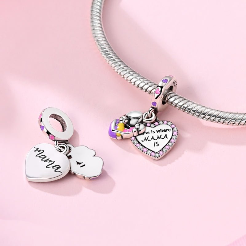 Pangama Jewelry Home Is Where Mama Is Dangle Charm