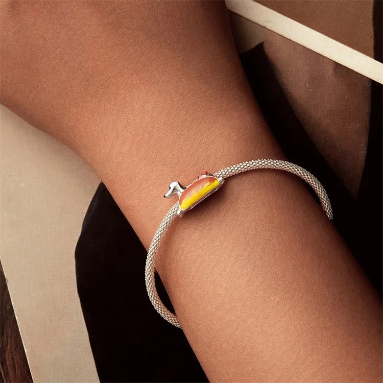 Pangama Jewelry Hot Dog Dachshund Charm