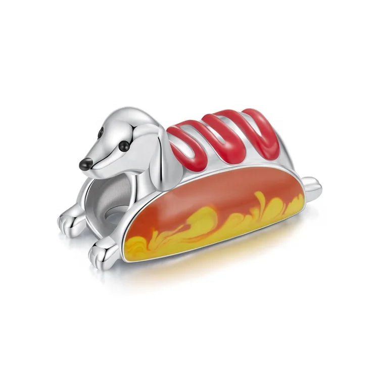 Pangama Jewelry Hot Dog Dachshund Charm