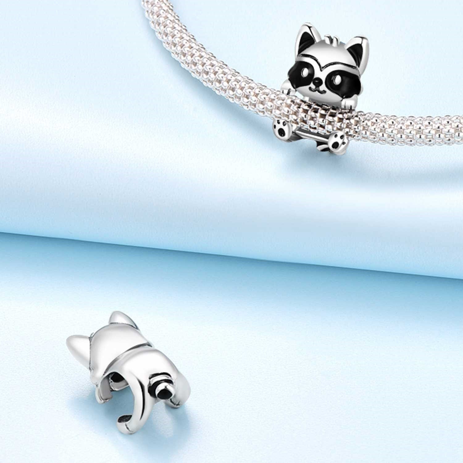 Pangama Jewelry Hugging Raccoon Charm
