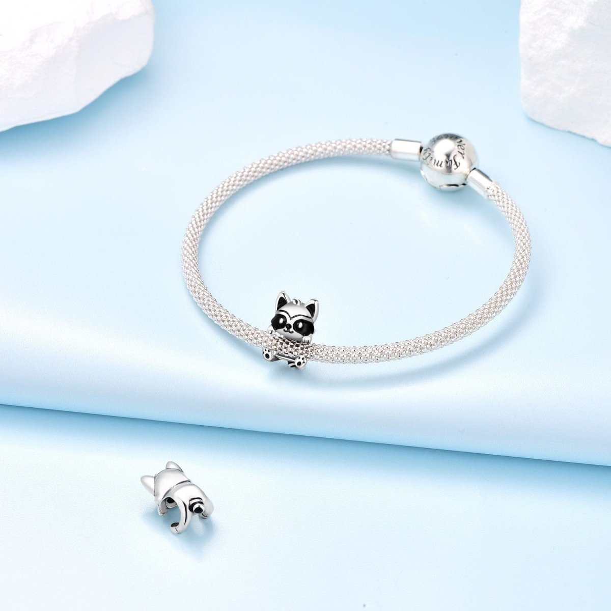 Pangama Jewelry Hugging Raccoon Charm