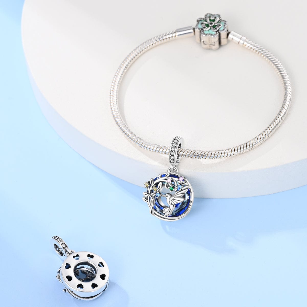 Pangama Jewelry Hummingbird Double Dangle Charm