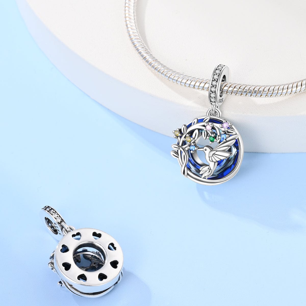 Pangama Jewelry Hummingbird Double Dangle Charm