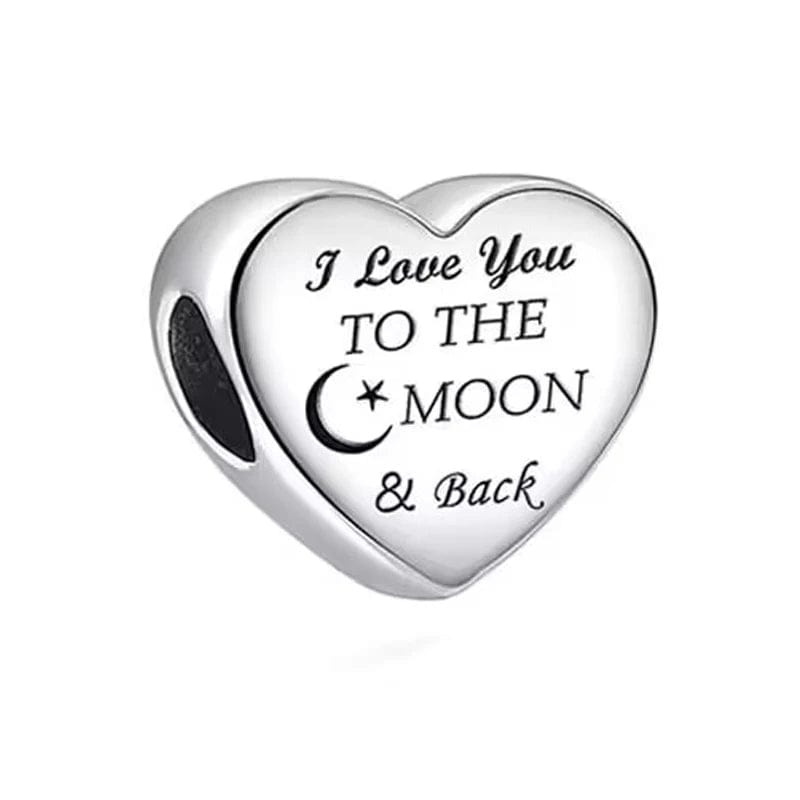 Pangama Jewelry I Love You To The Moon and Back Charm