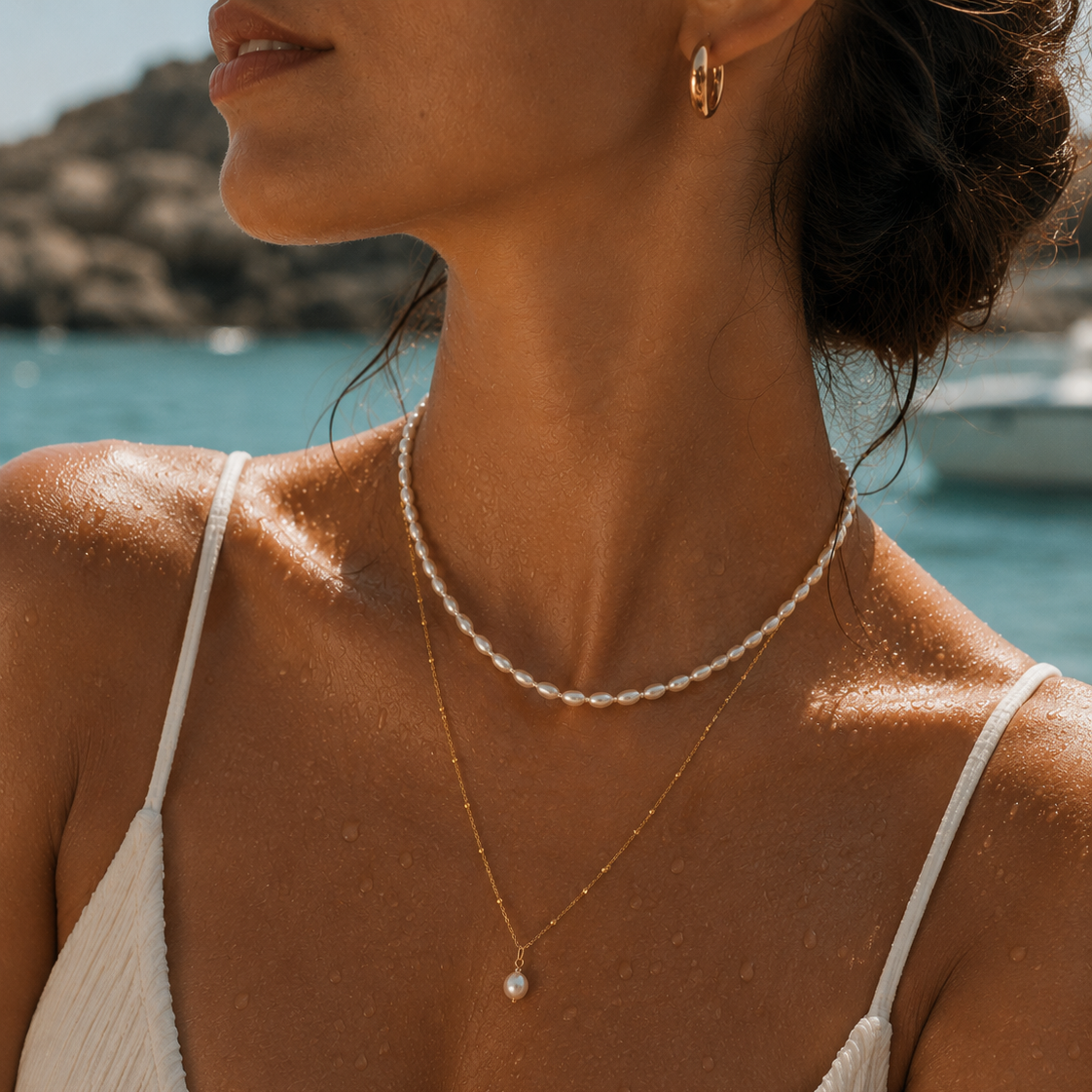 Selene Pearl Necklace
