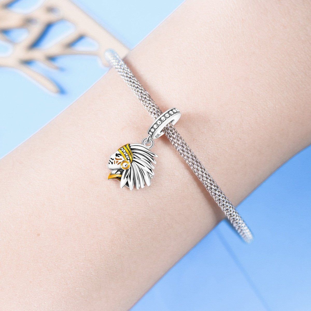 Pangama Jewelry Indian Headdress Charm