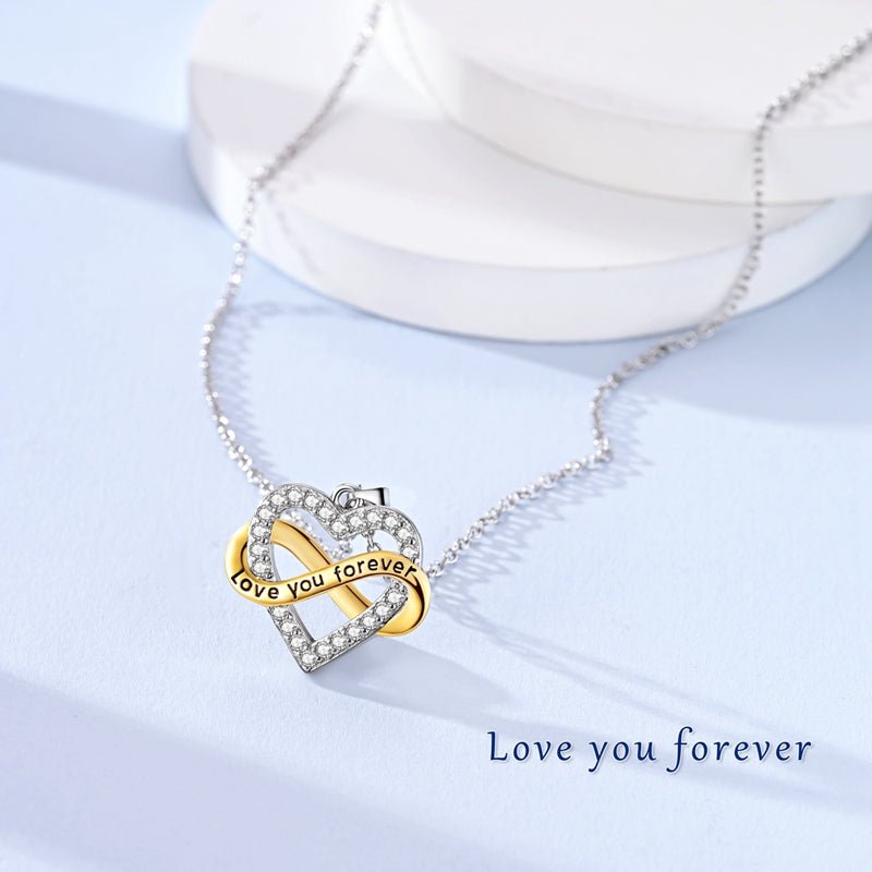 Pangama Jewelry Infinite Love Heart Necklace