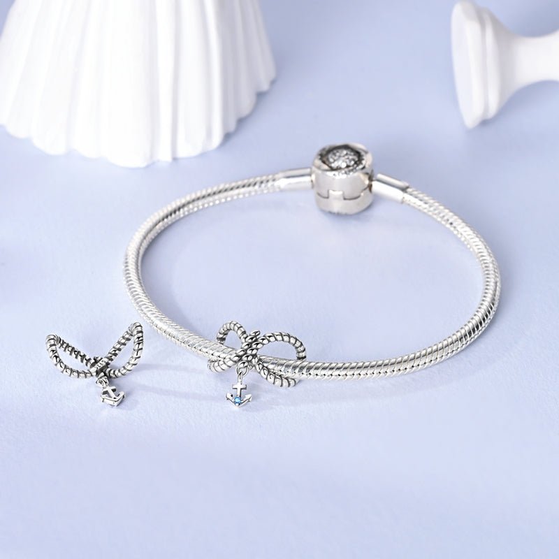 Pangama Jewelry Infinity Knot with Anchor Charm