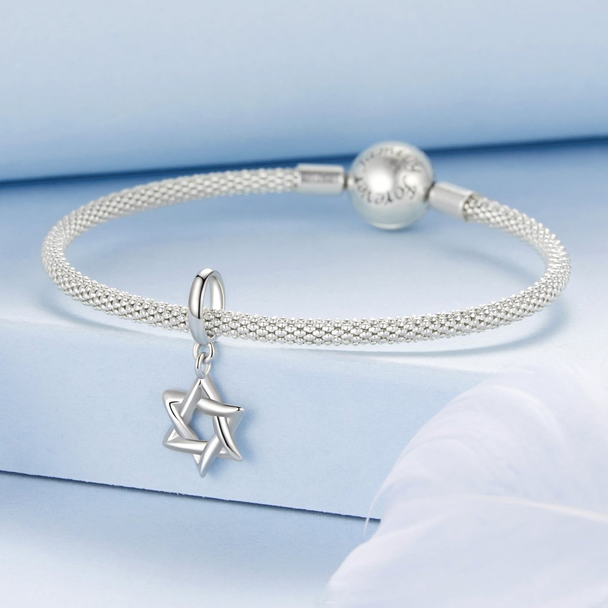 Pangama Jewelry Interwoven Star Dangle Charm