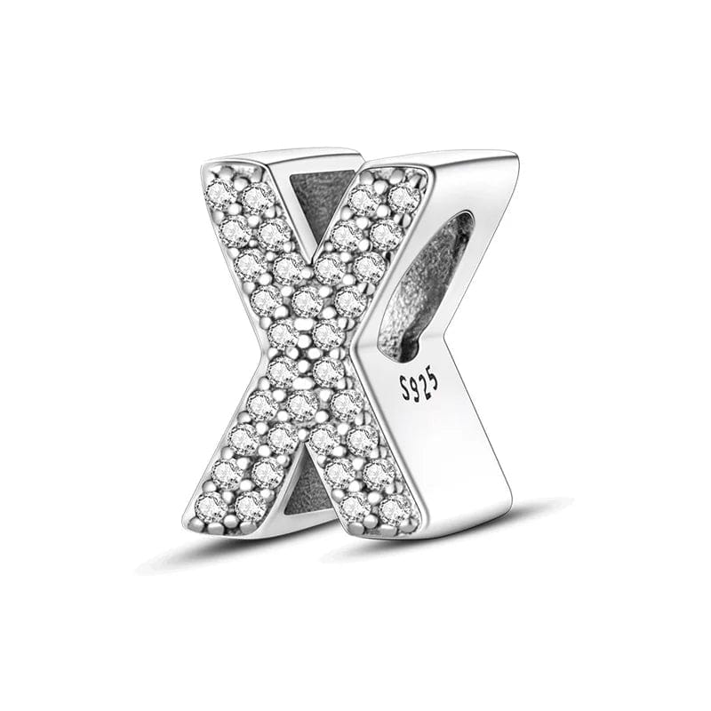 Pangama Jewelry Sparkling Letter A~Z Alphabet Charm