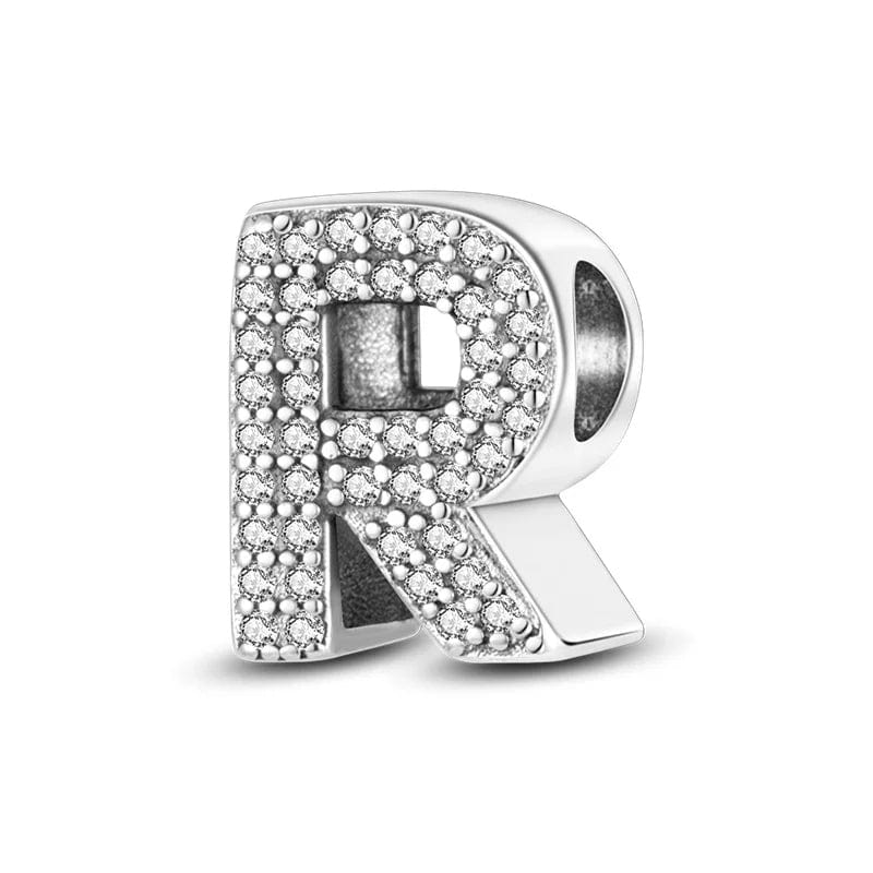 Pangama Jewelry Sparkling Letter A~Z Alphabet Charm