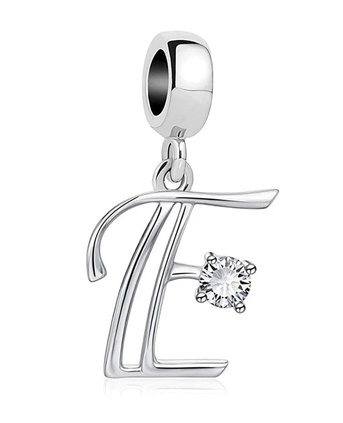 Pangama Jewelry Elegant Crystal Letter A~Z Alphabet Charm