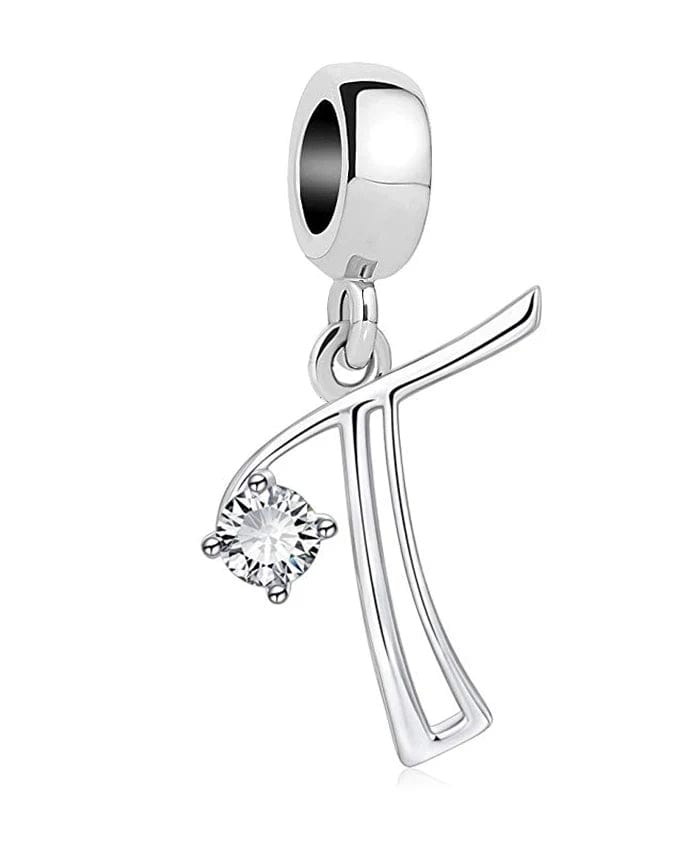 Pangama Jewelry Elegant Crystal Letter A~Z Alphabet Charm