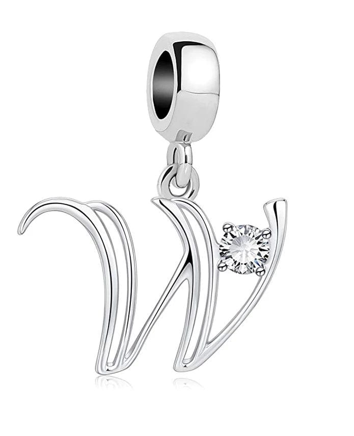Pangama Jewelry Elegant Crystal Letter A~Z Alphabet Charm