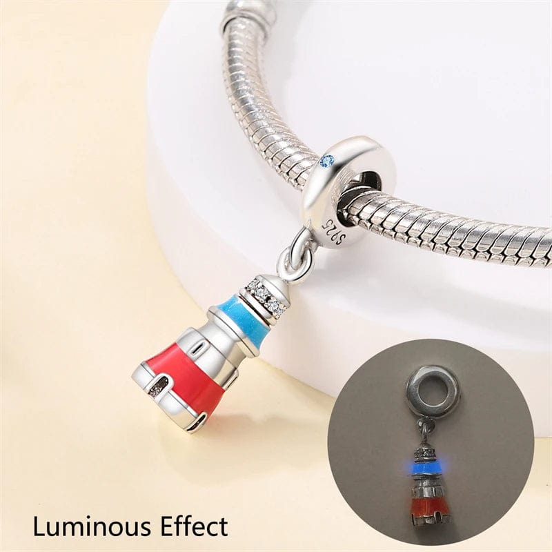 Pangama Jewelry Lighthouse Luminous Dangle Charm