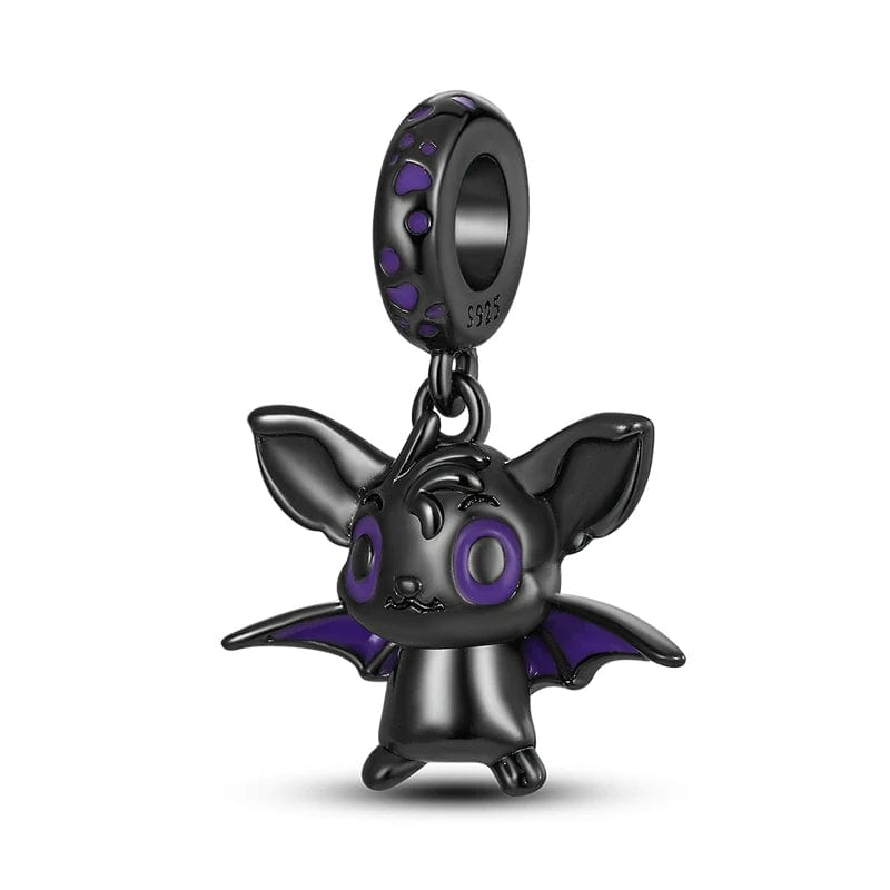Pangama Jewelry Little Bat Vampire Black Charm