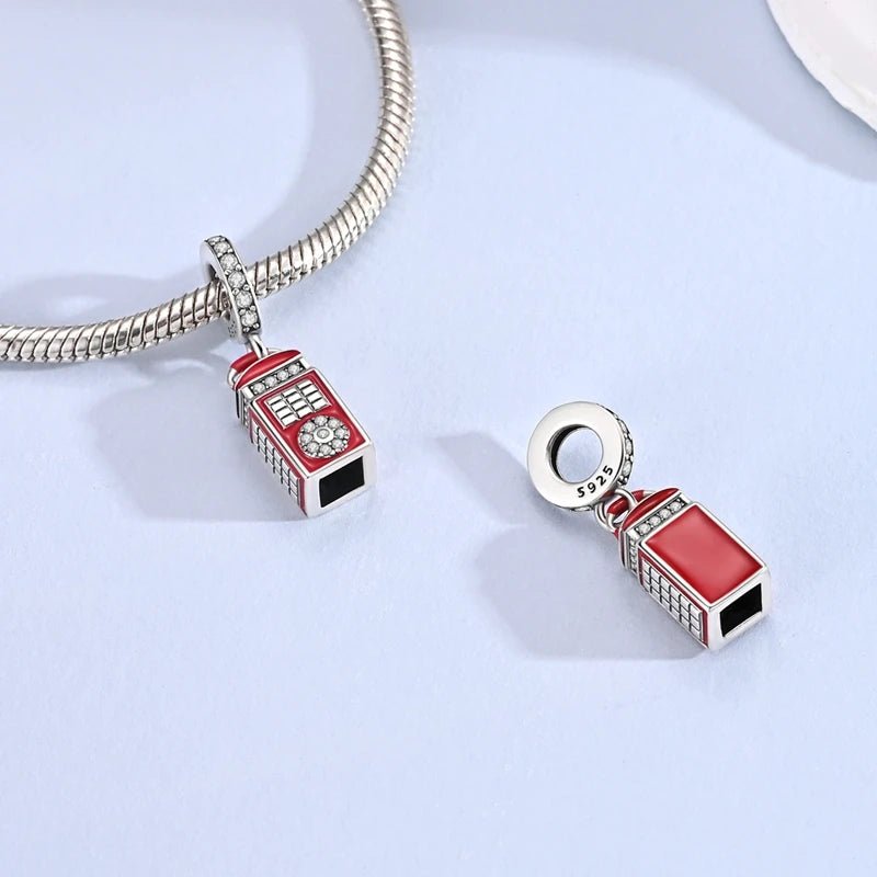 Pangama Jewelry London Telephone Booth Dangle Charm