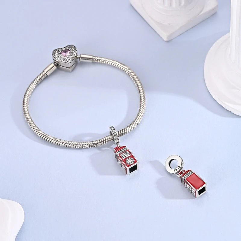 Pangama Jewelry London Telephone Booth Dangle Charm