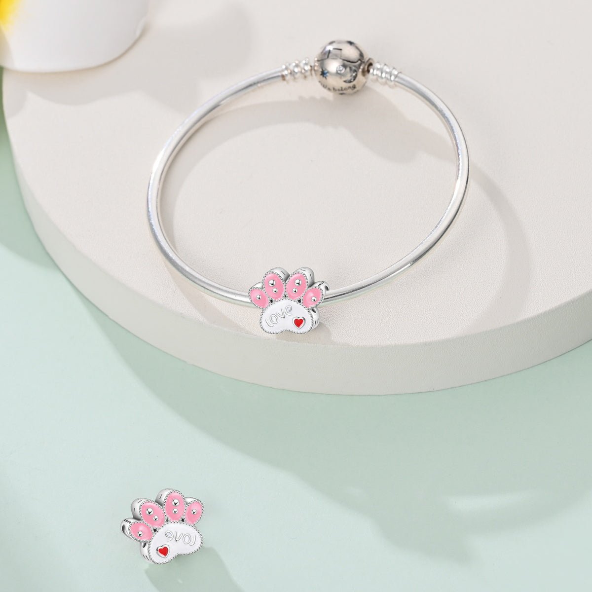 Pangama Jewelry Love Paw Print Charm