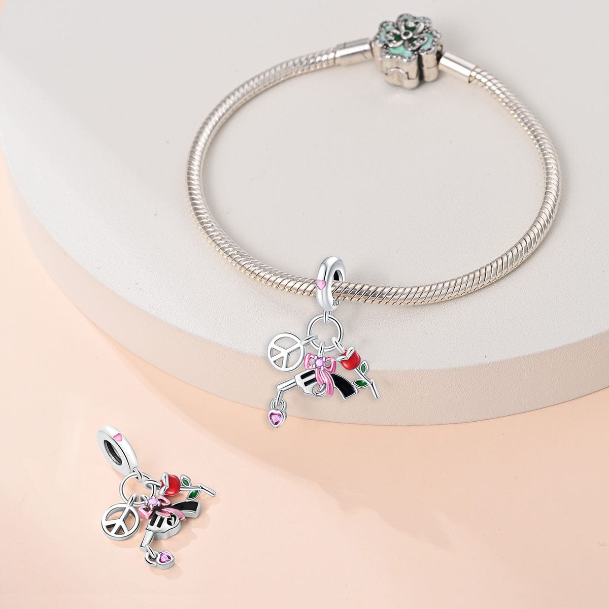 Pangama Jewelry Love, Peace, and Rebellion Charm