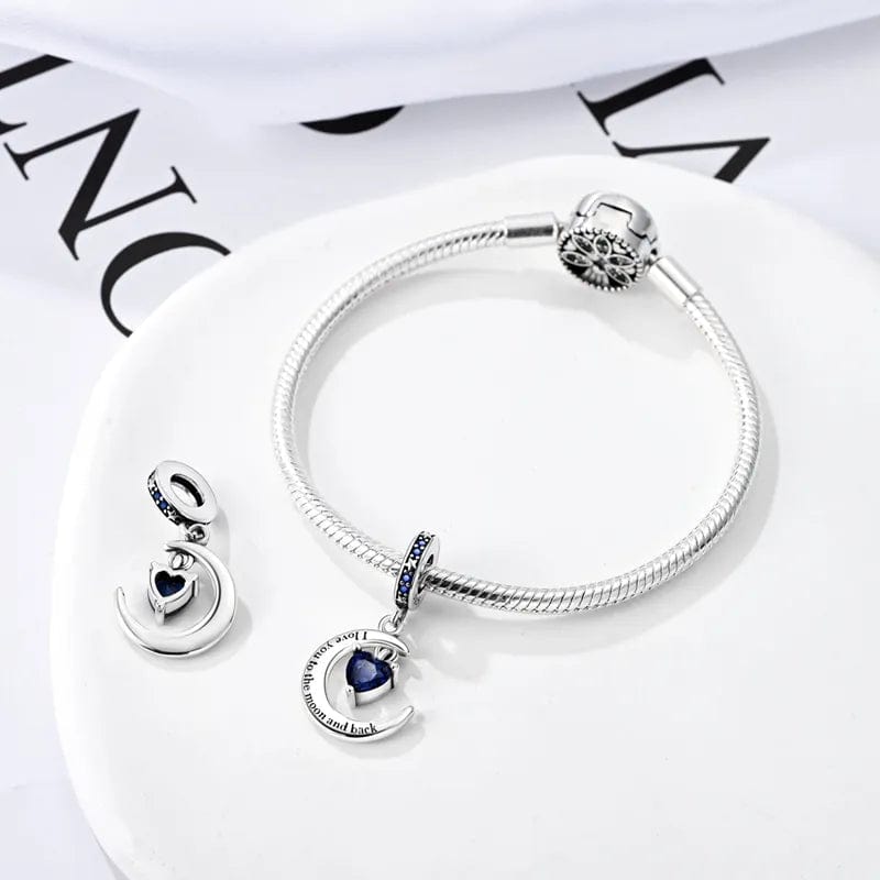 Pangama Jewelry Love You To The Moon And Back Dangle Charm