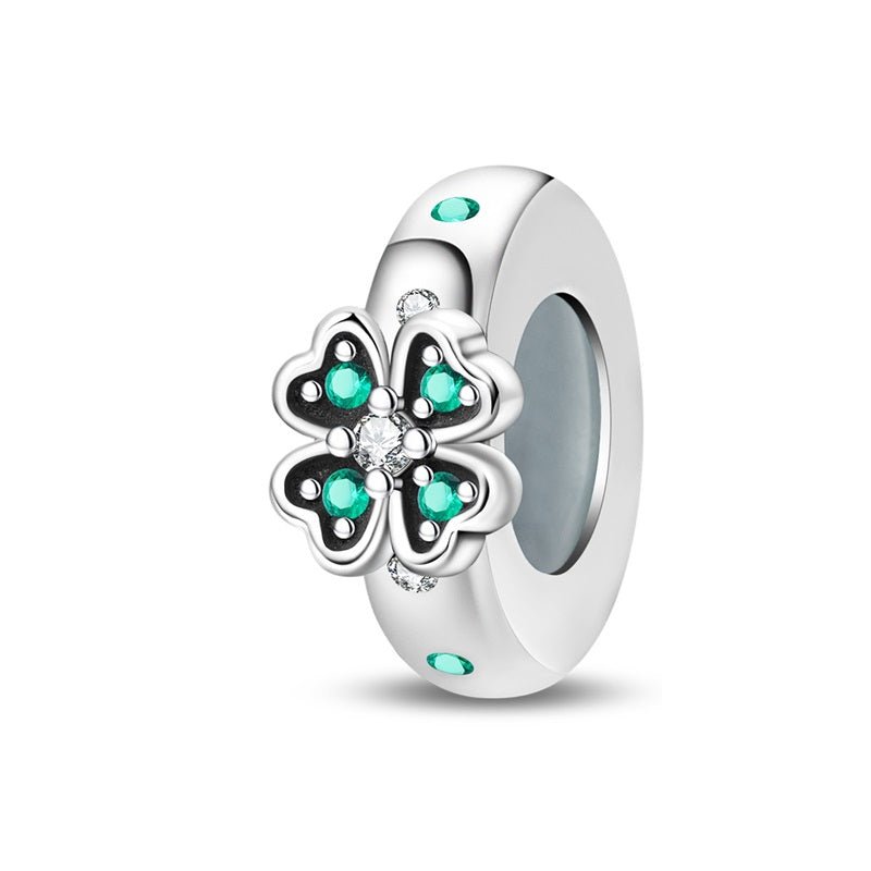 Pangama Jewelry Lucky Clover Spacer Charm