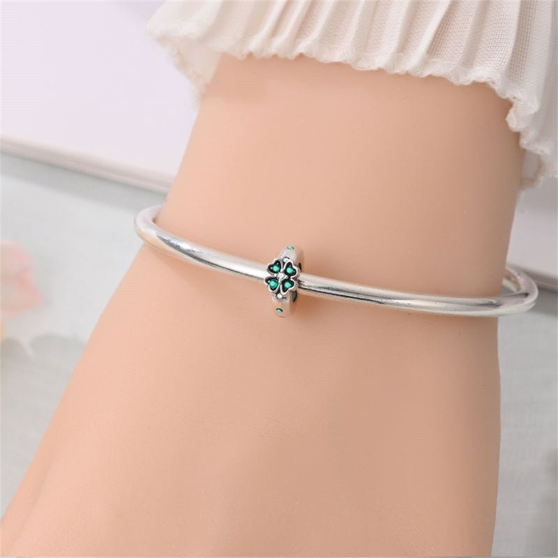Pangama Jewelry Lucky Clover Spacer Charm