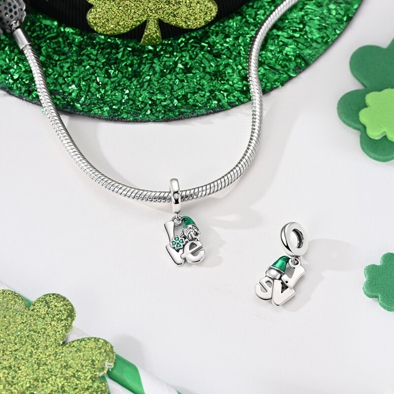 Pangama Jewelry Lucky Love Gnome Dangle Charm