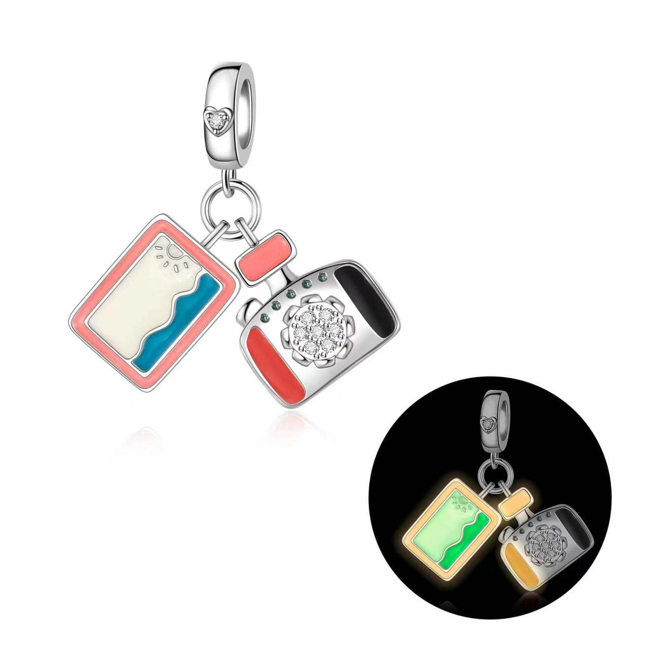 Pangama Jewelry Luminions Beach Photo & Camera Vacation Charm