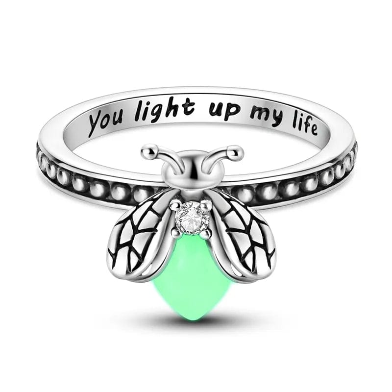 Pangama Jewelry Luminous Glow - in - the - dark Firefly Band Ring