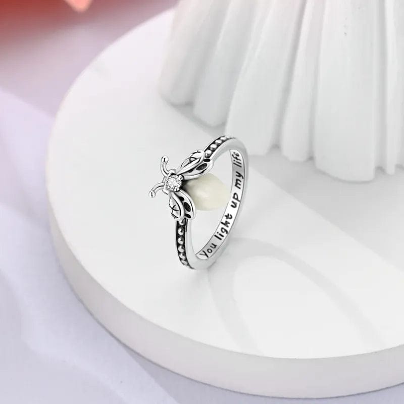 Pangama Jewelry Luminous Glow - in - the - dark Firefly Band Ring