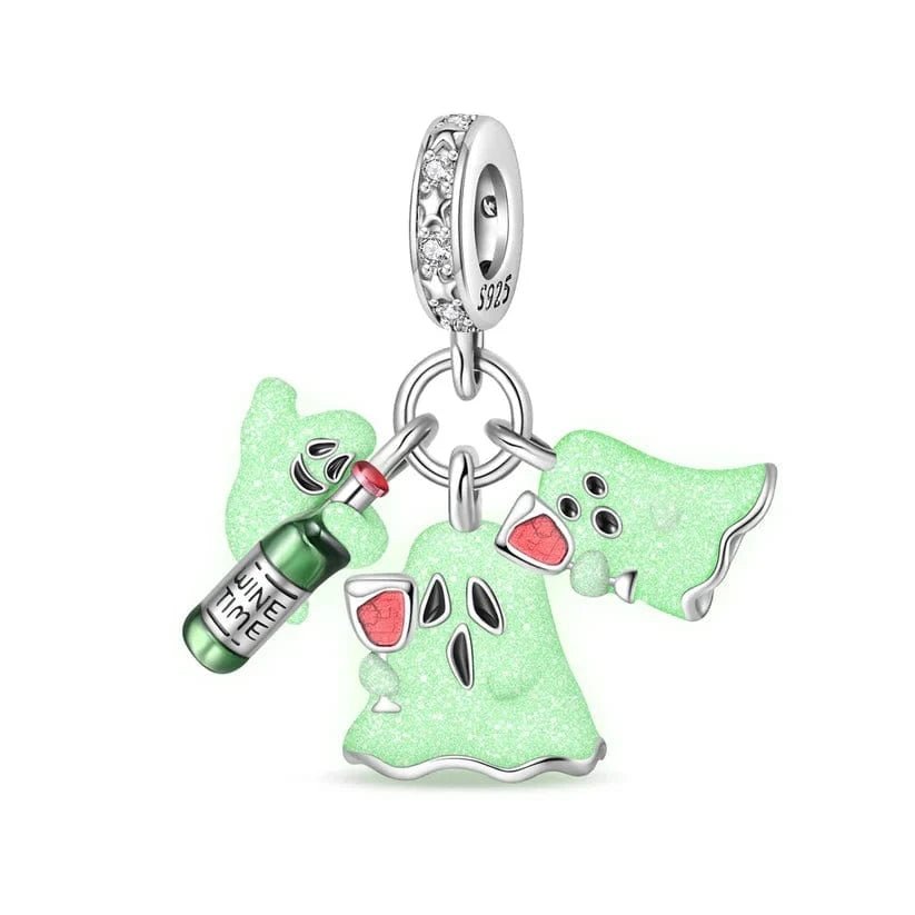 Pangama Jewelry Luminous Wine Time Ghost Charm
