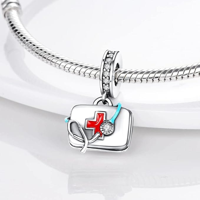 Pangama Jewelry Medical First Aid Kit Dangle Charm
