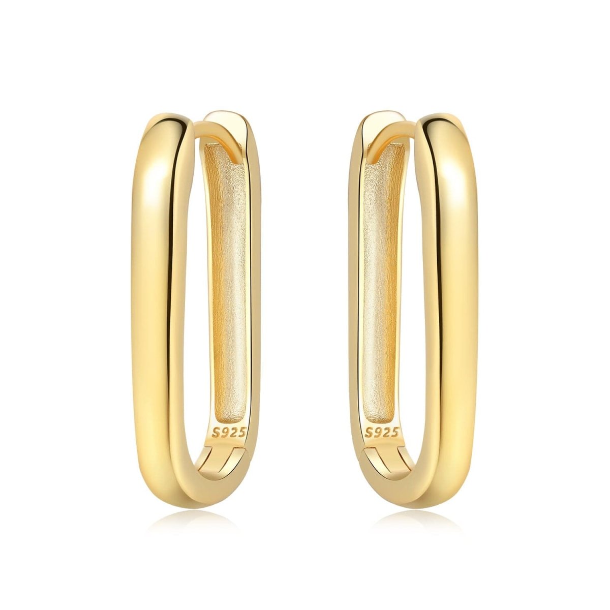 Pangama Jewelry Minimalist Sleek Hoop Earrings