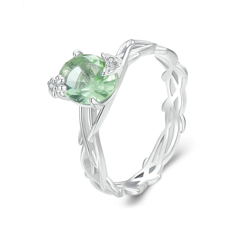 Pangama Jewelry Mint Whisper Gemstone Vine Ring