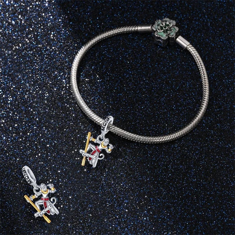 Pangama Jewelry Monkey King Wukong Dangle Charm