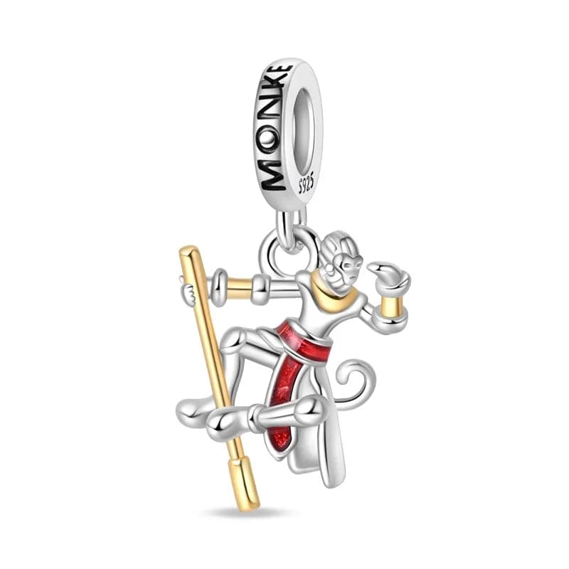 Pangama Jewelry Monkey King Wukong Dangle Charm