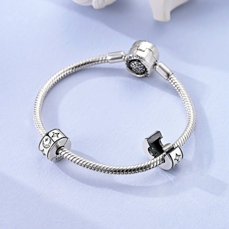 Pangama Jewelry Moon & Stars Sparkling Clip Charm