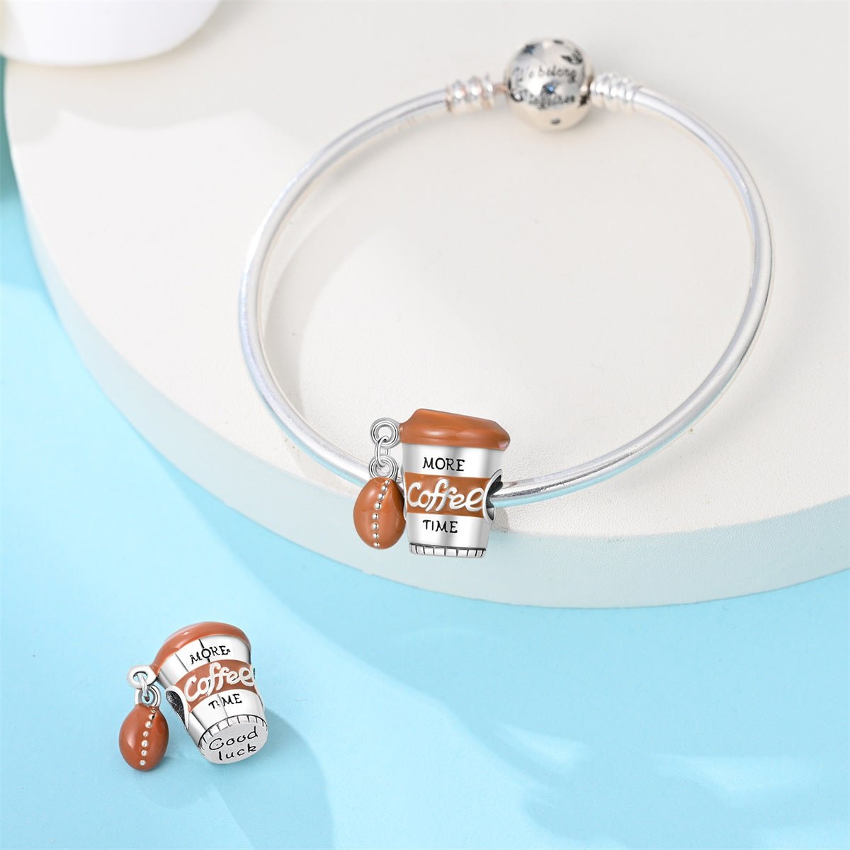 Pangama Jewelry More Coffee Time Cup Charm