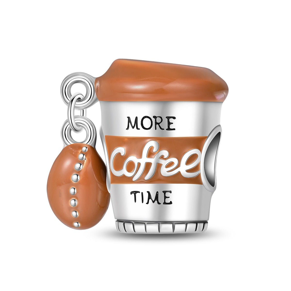 Pangama Jewelry More Coffee Time Cup Charm