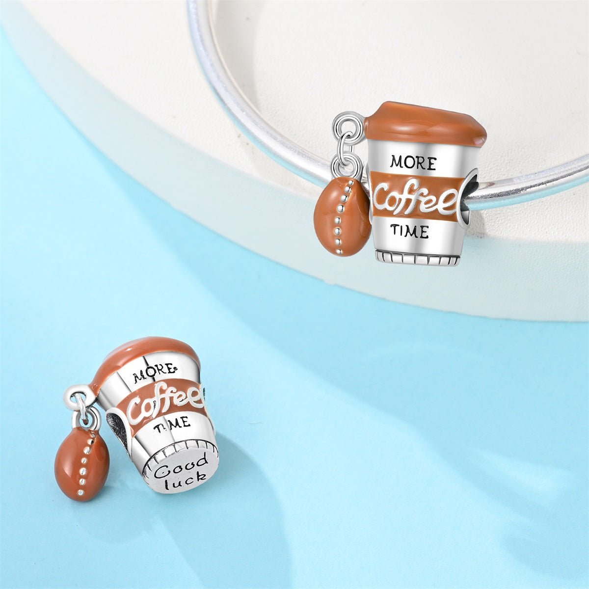 Pangama Jewelry More Coffee Time Cup Charm