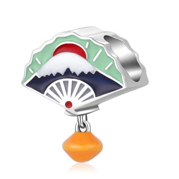 Pangama Jewelry Mount Fuji & Sunrise Fan Charm