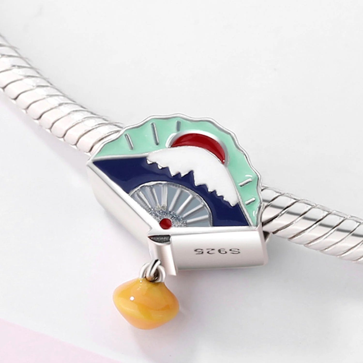 Pangama Jewelry Mount Fuji & Sunrise Fan Charm
