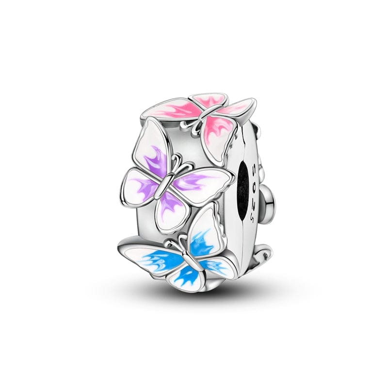 Pangama Jewelry Multicolour Butterfly Clip Charm