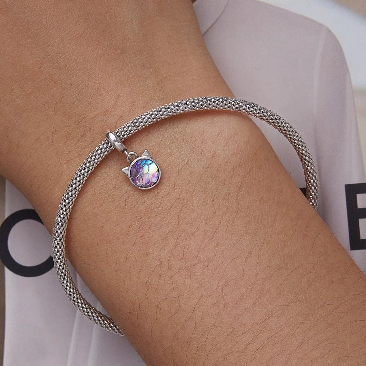 Pangama Jewelry Mystical Cat Dangle Charm