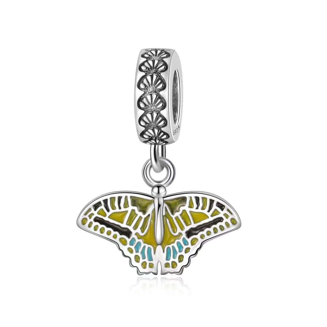Pangama Jewelry Nature Butterfly Dangle Charm
