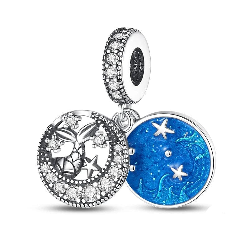 Pangama Jewelry Ocean Blue Whale Dangle Charm