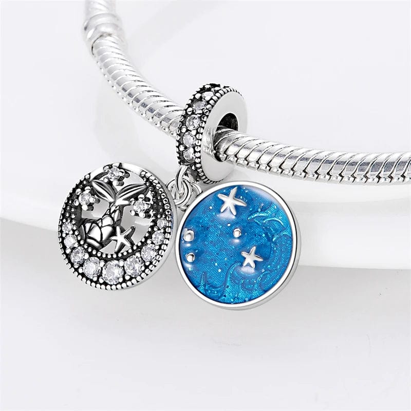 Pangama Jewelry Ocean Blue Whale Dangle Charm