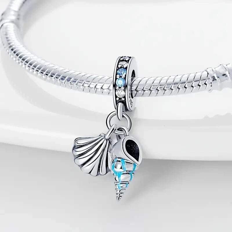 Pangama Jewelry Ocean Conch Seashell Dangle Charm