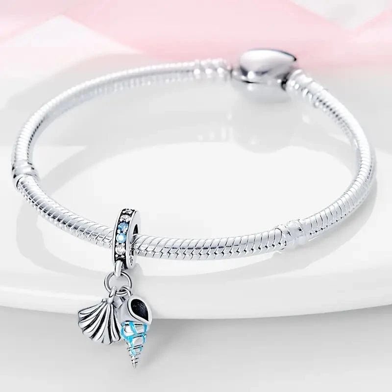 Pangama Jewelry Ocean Conch Seashell Dangle Charm